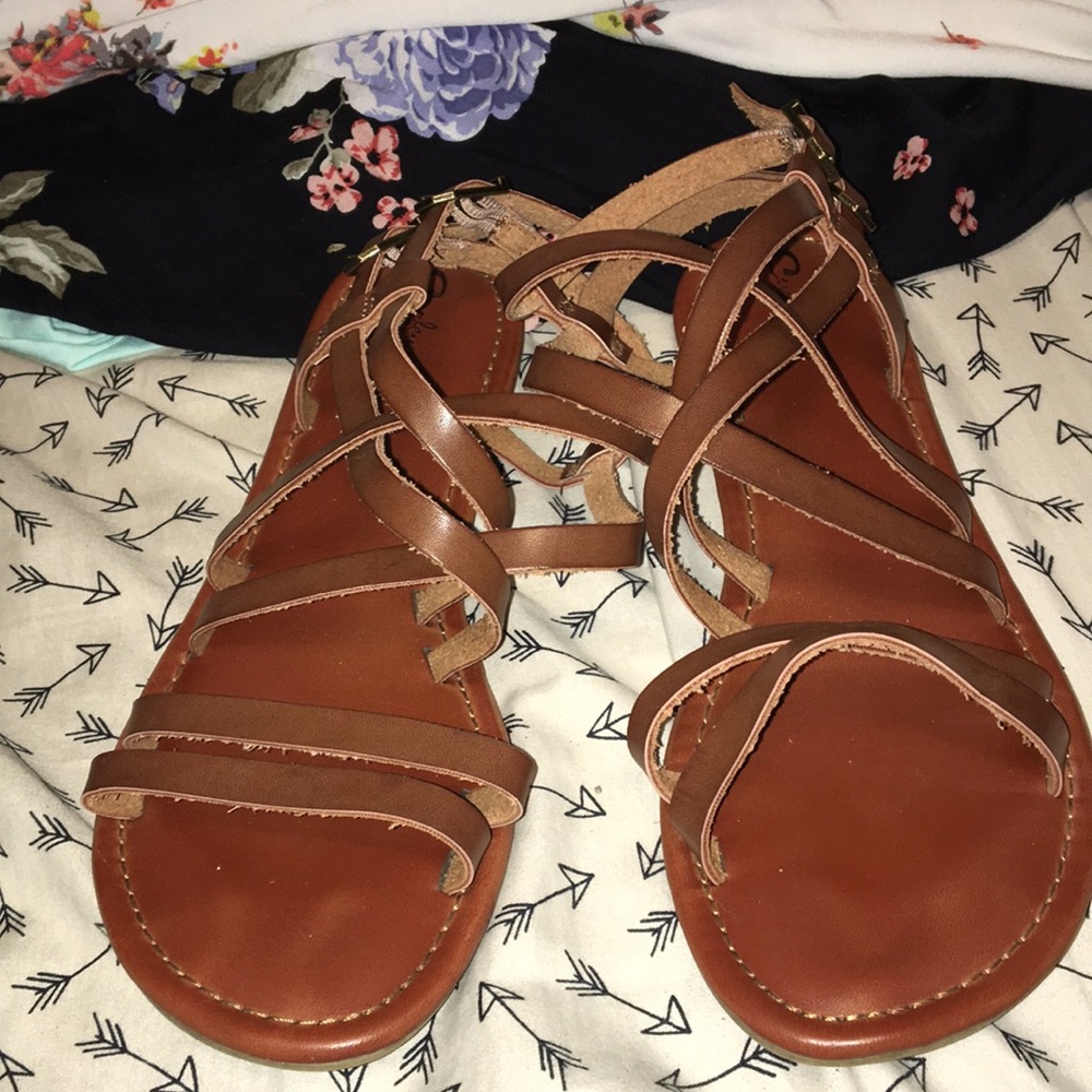 Gently used sandals.